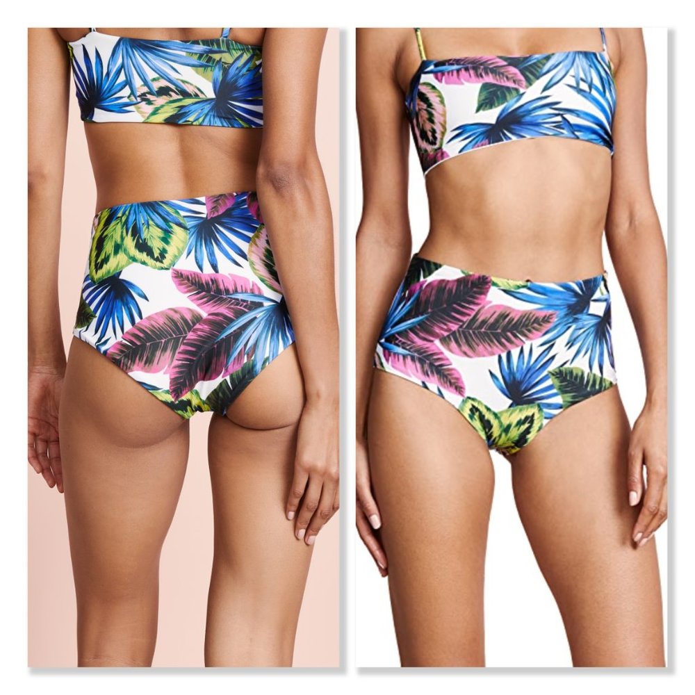L*Space Electric Palm 2-Piece Bikini Set NWT